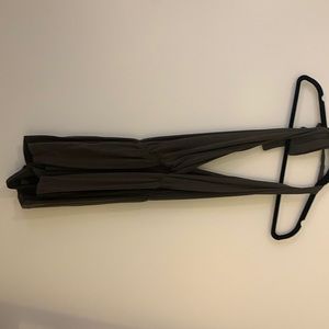 Olive grey/green halter romper! Very soft and breathable fabric. Size medium!